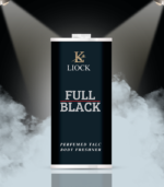 Full Black Tin Talcum Powder