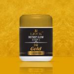 Liock 24k Gold Facial Kit Steps